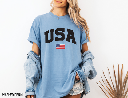 USA Flag Comfort Colors T-Shirt