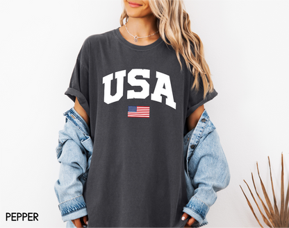 USA Flag Comfort Colors T-Shirt