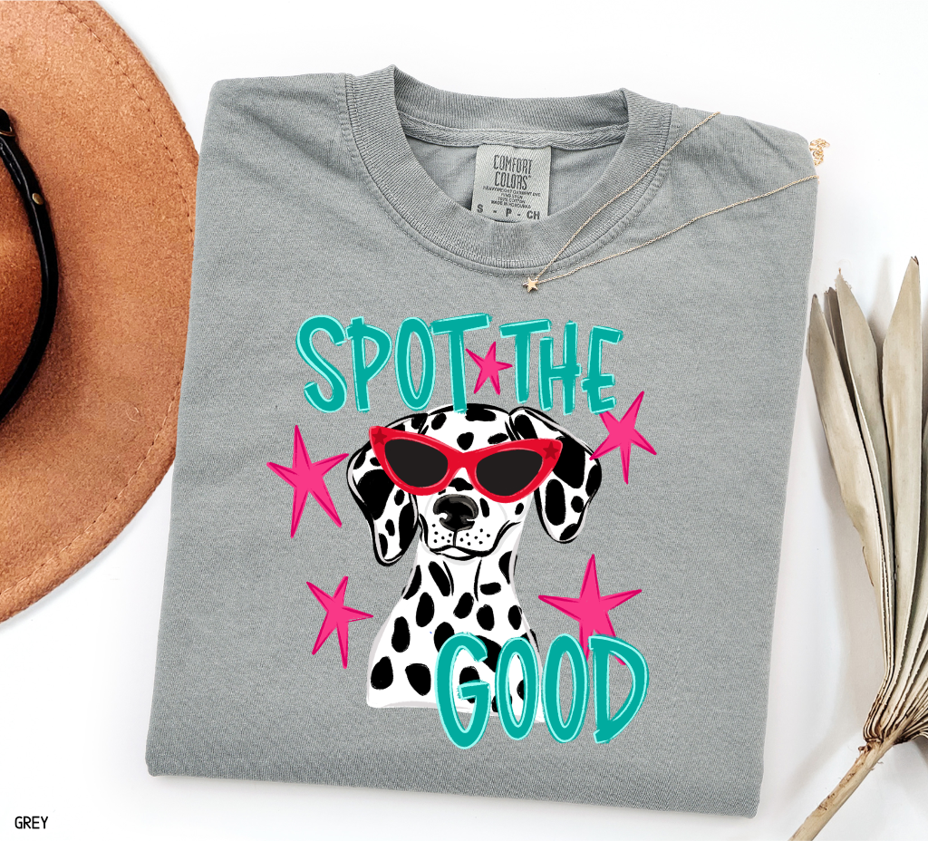 Spot The Good Dalmatian Adult Comfort Colors T-Shirt