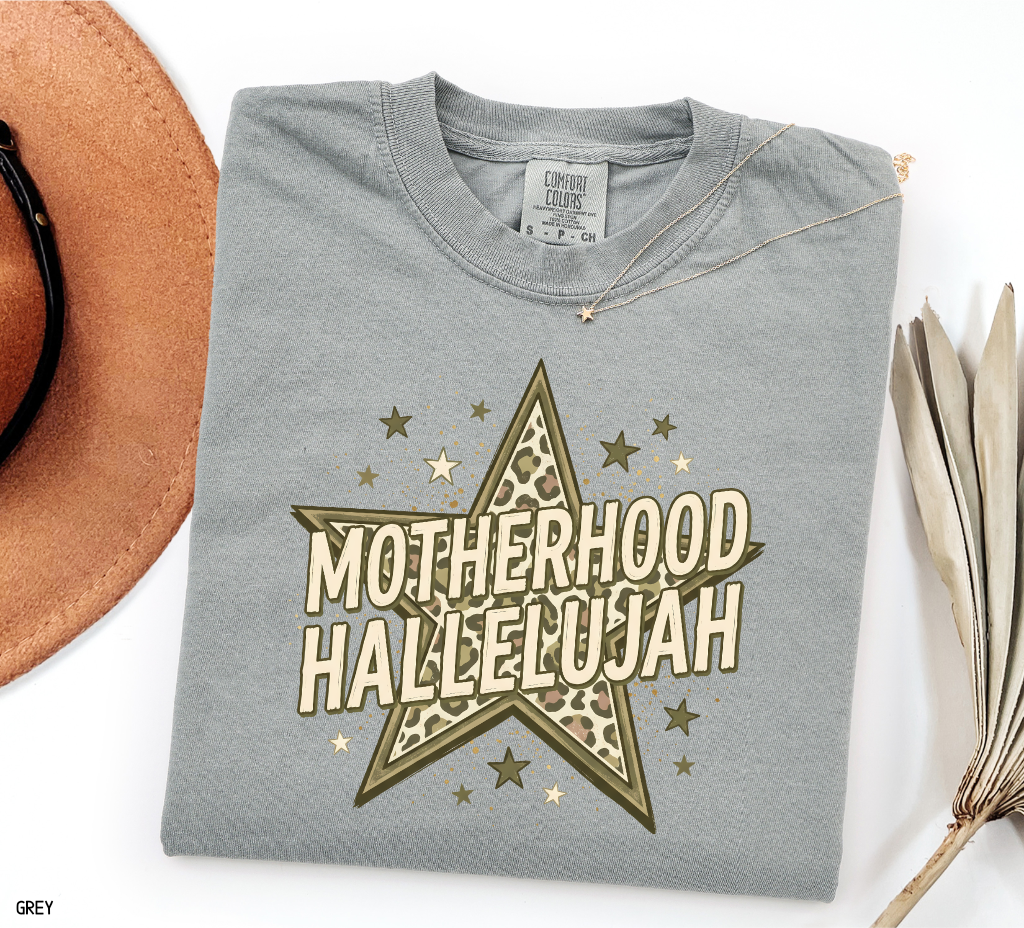 Motherhood Hallelujah Adult Comfort Colors T-Shirt