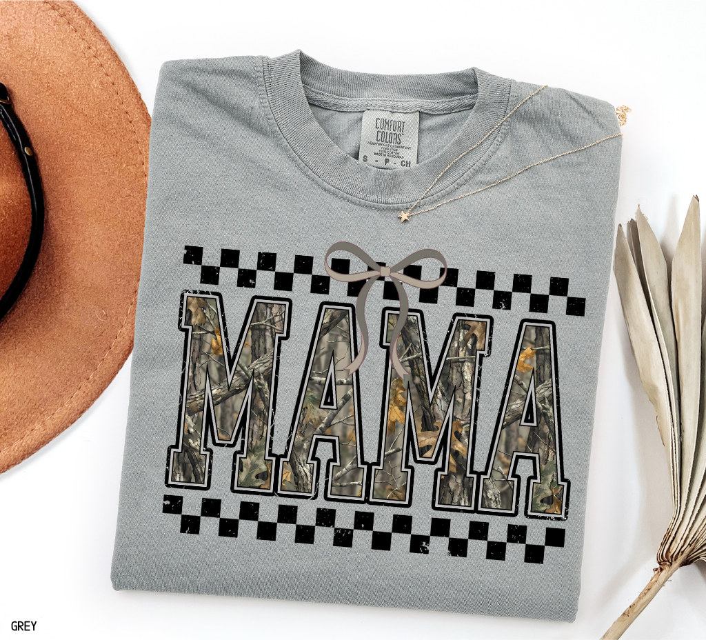 Mama Camo Comfort Colors T-Shirt