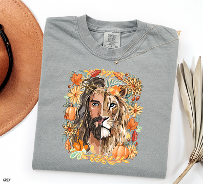 Jesus Lion of Judah Adult Comfort Colors T-shirt