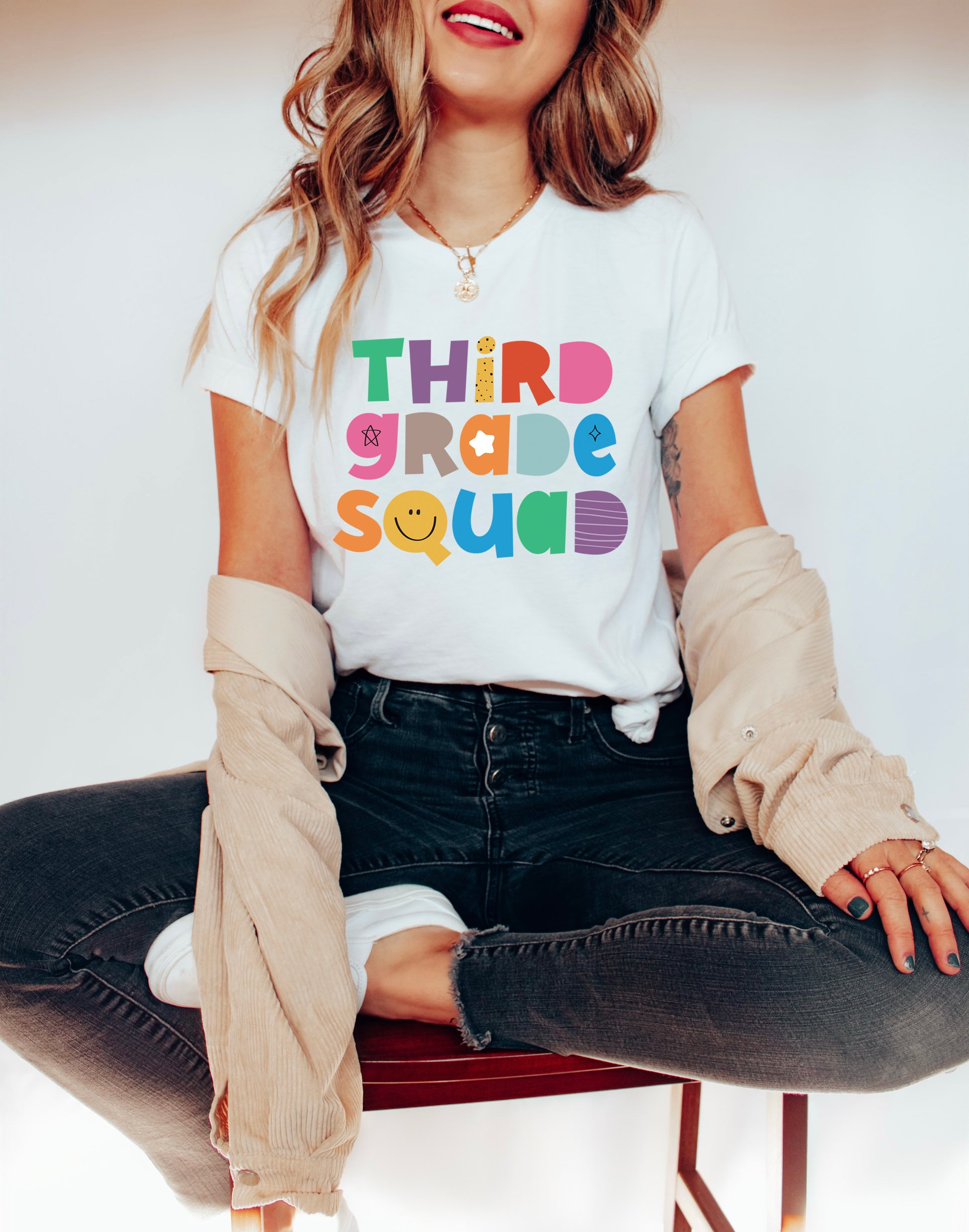 Choose Your Grade - School Squad Adult T-Shirt