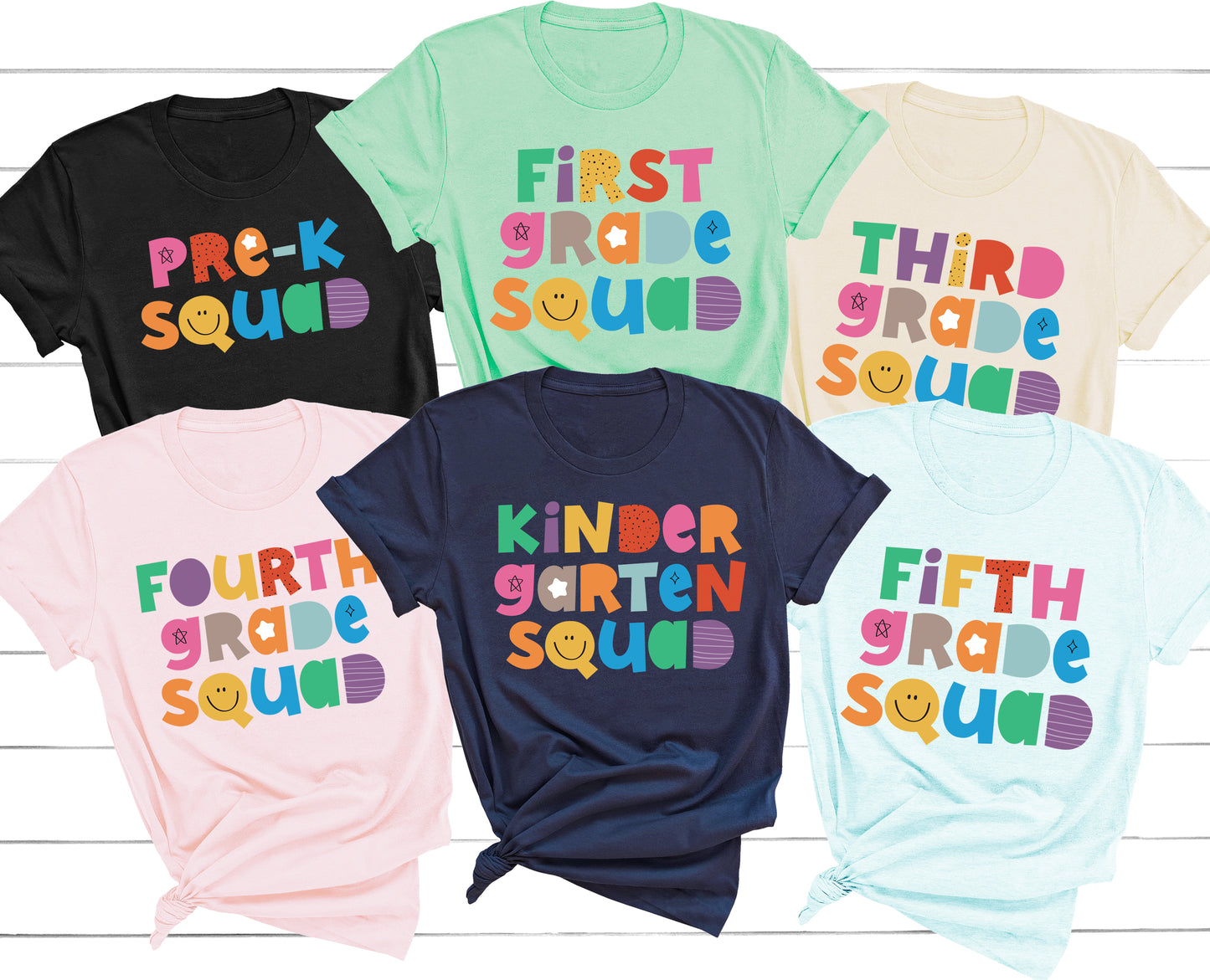 Choose Your Grade - School Squad Adult T-Shirt