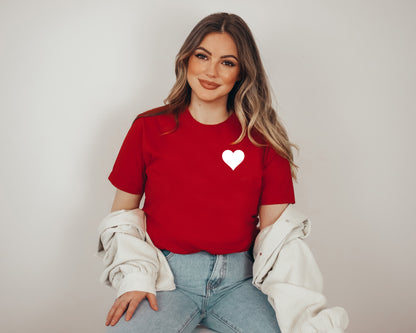 Pocket-sized Heart Adult T-shirt