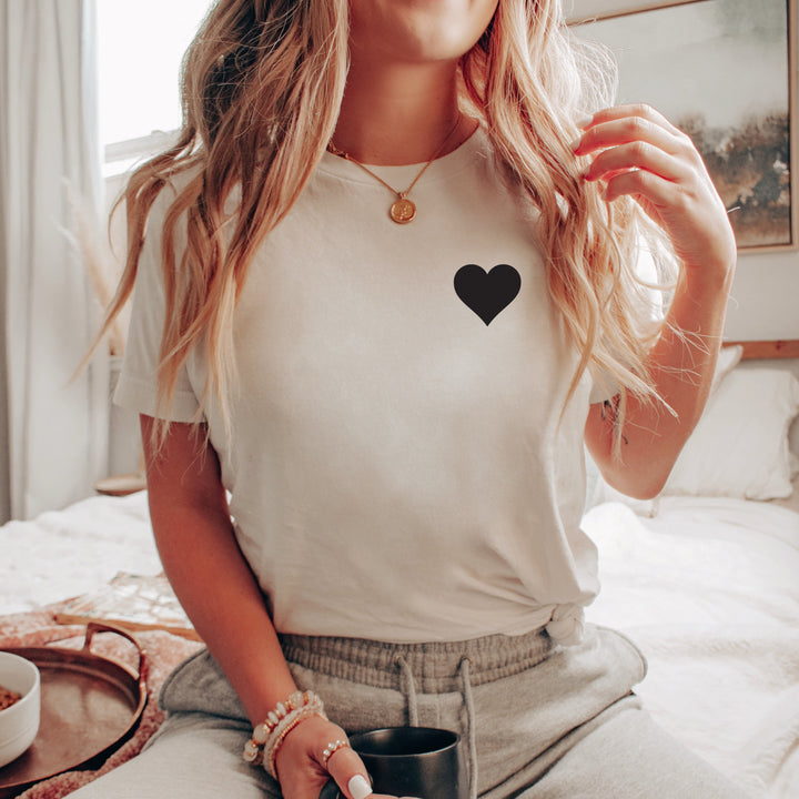 Pocket-sized Heart Adult T-shirt
