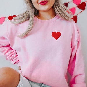 Pocket-sized Heart Adult Sweatshirt