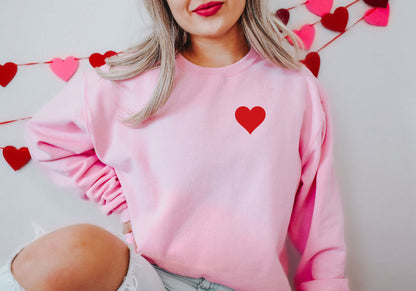 Pocket-sized Heart Adult Sweatshirt