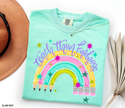 Teach Them Kindness Adult Comfort Colors T-Shirt