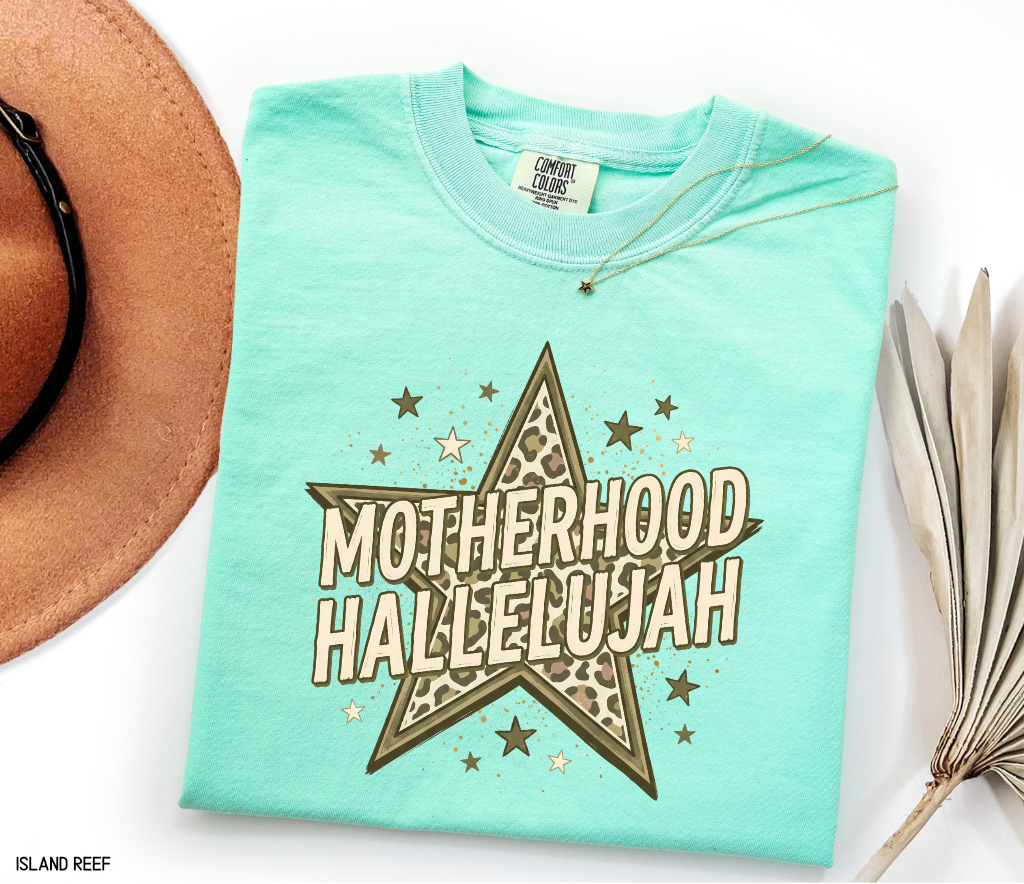Motherhood Hallelujah Adult Comfort Colors T-Shirt