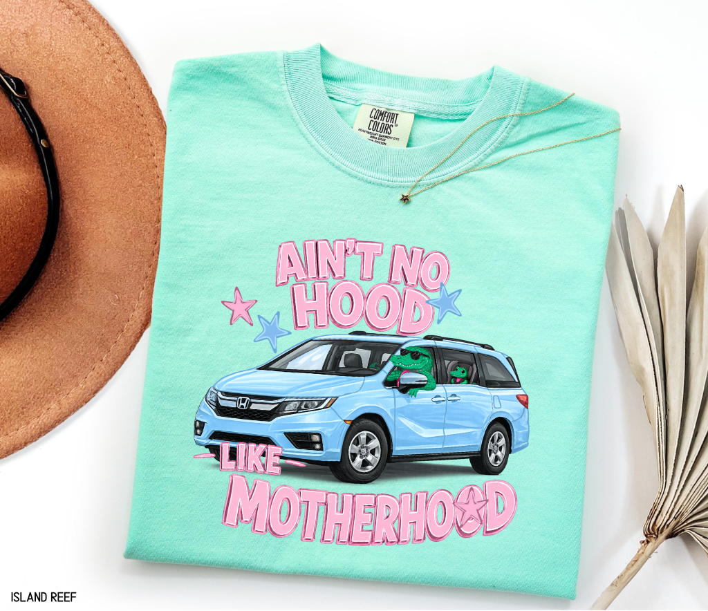 Ain't No Hood Like Motherhood Adult Comfort Colors T-shirt