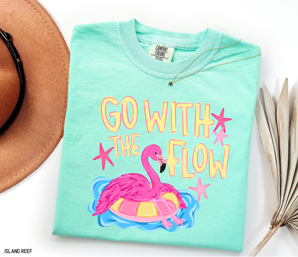 Go With The Flow Comfort Colors T-Shirt