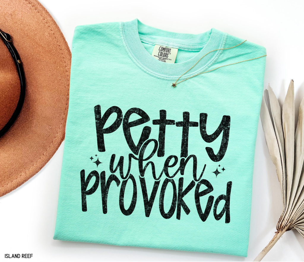 Petty When Provoked Adult Comfort Colors T-Shirt