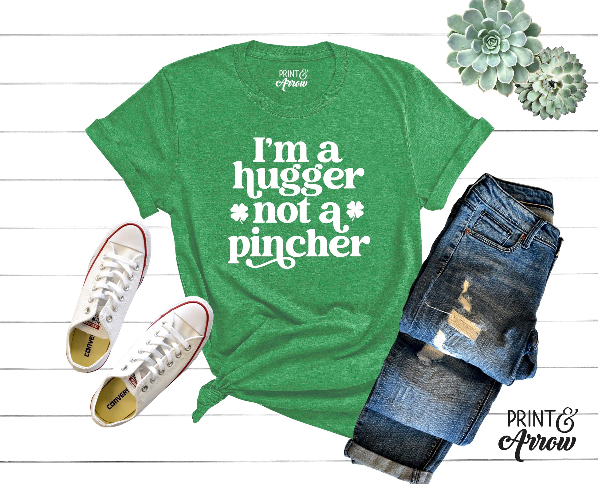 I'm A Hugger Not A Pincher Adult T-shirt