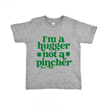 I'm A Hugger Not A Pincher Kids T-shirt