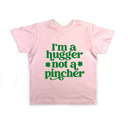 I'm A Hugger Not A Pincher Kids T-shirt