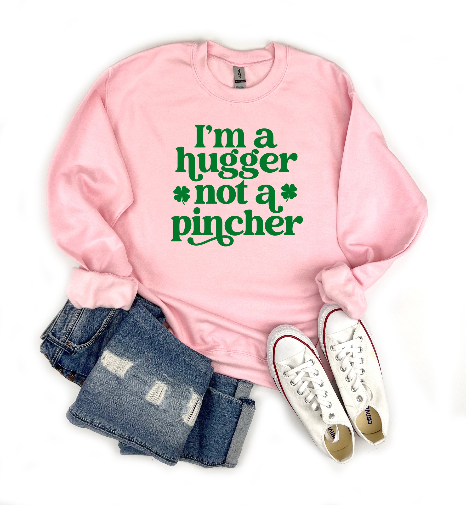 I'm A Hugger Not A Pincher Adult Sweatshirt