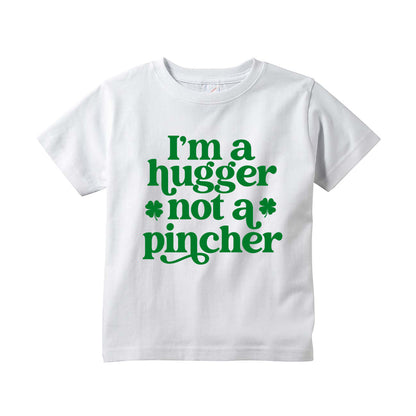 I'm A Hugger Not A Pincher Kids T-shirt