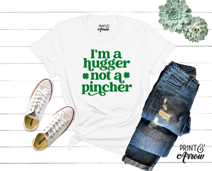 I'm A Hugger Not A Pincher Adult T-shirt