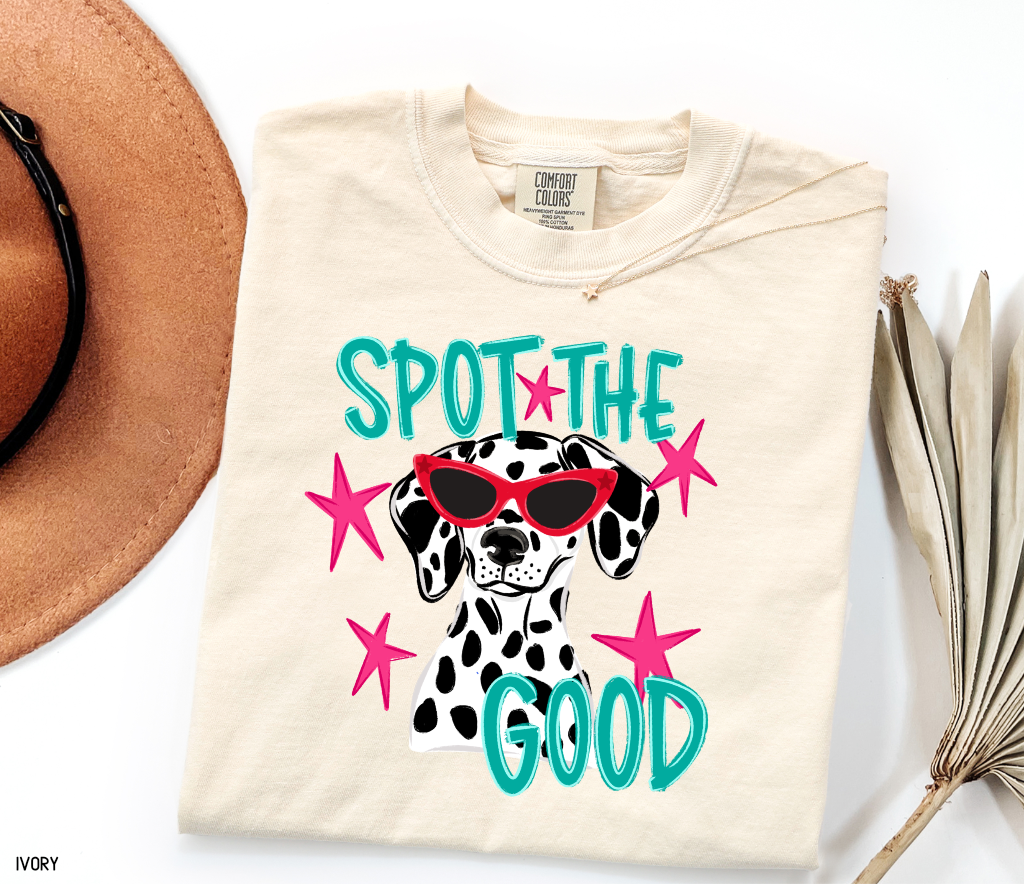 Spot The Good Dalmatian Adult Comfort Colors T-Shirt