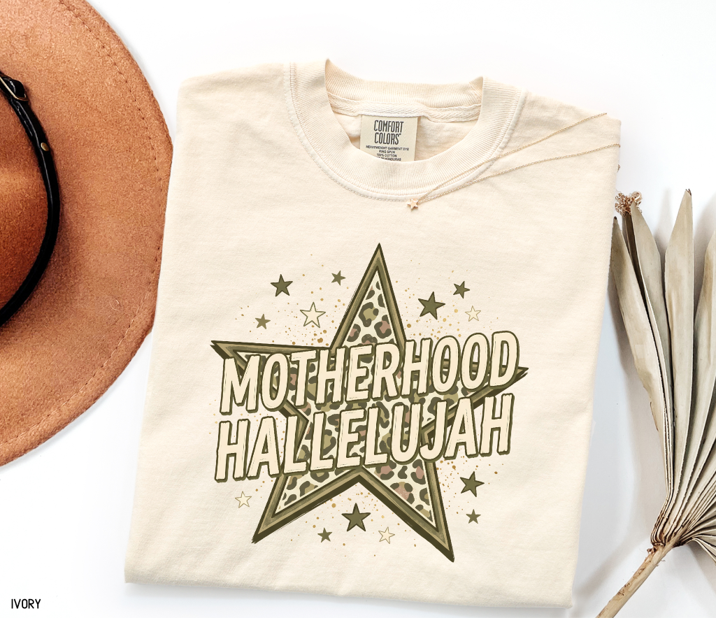 Motherhood Hallelujah Adult Comfort Colors T-Shirt