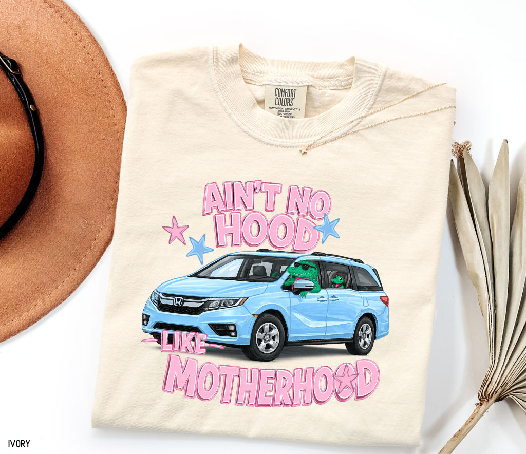 Ain't No Hood Like Motherhood Adult Comfort Colors T-shirt