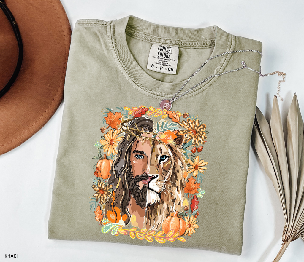 Jesus Lion of Judah Adult Comfort Colors T-shirt
