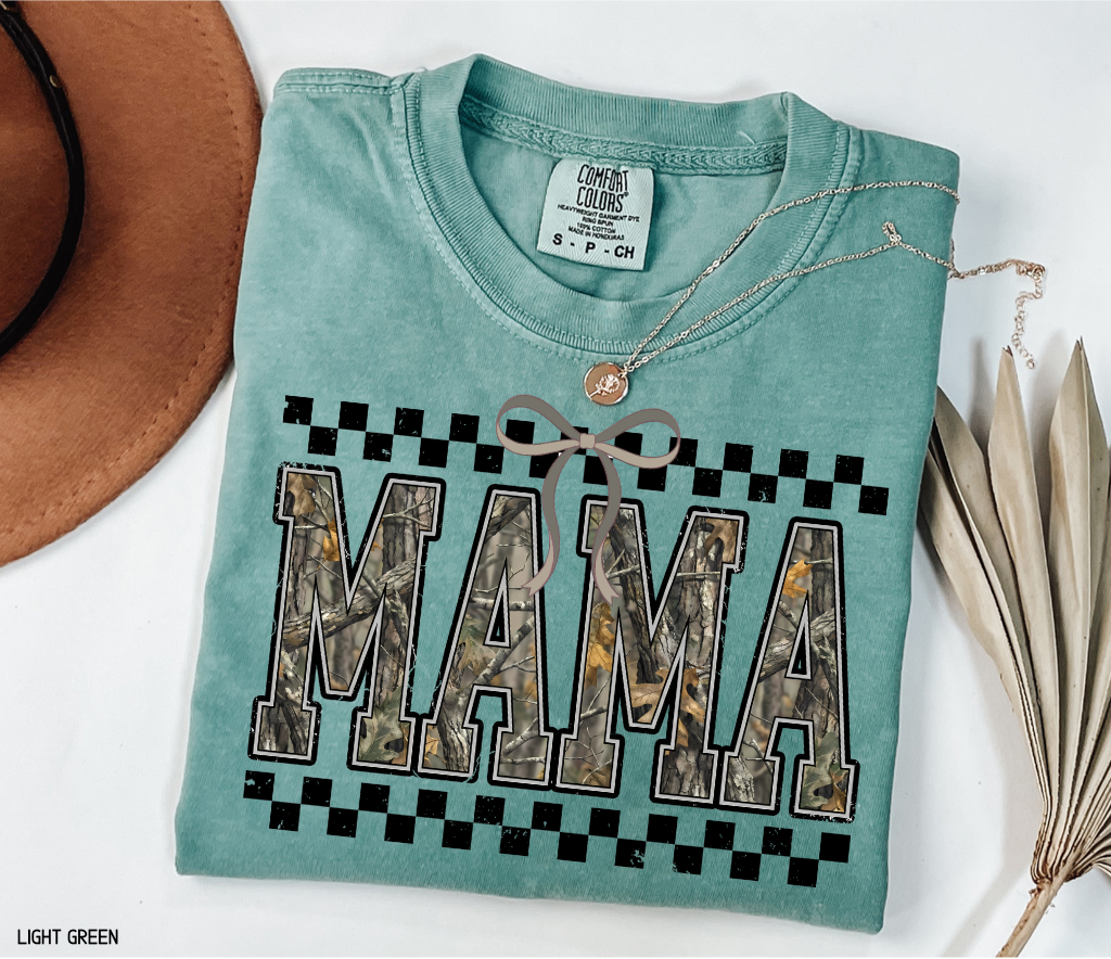 Mama Camo Comfort Colors T-Shirt