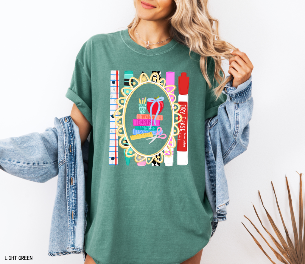 Teacher Subjects Comfort Colors T-Shirt