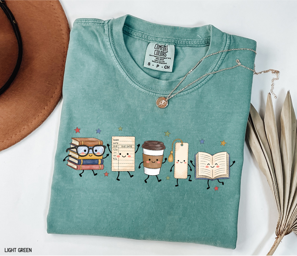 Book Lovers Adult Comfort Colors T-Shirt