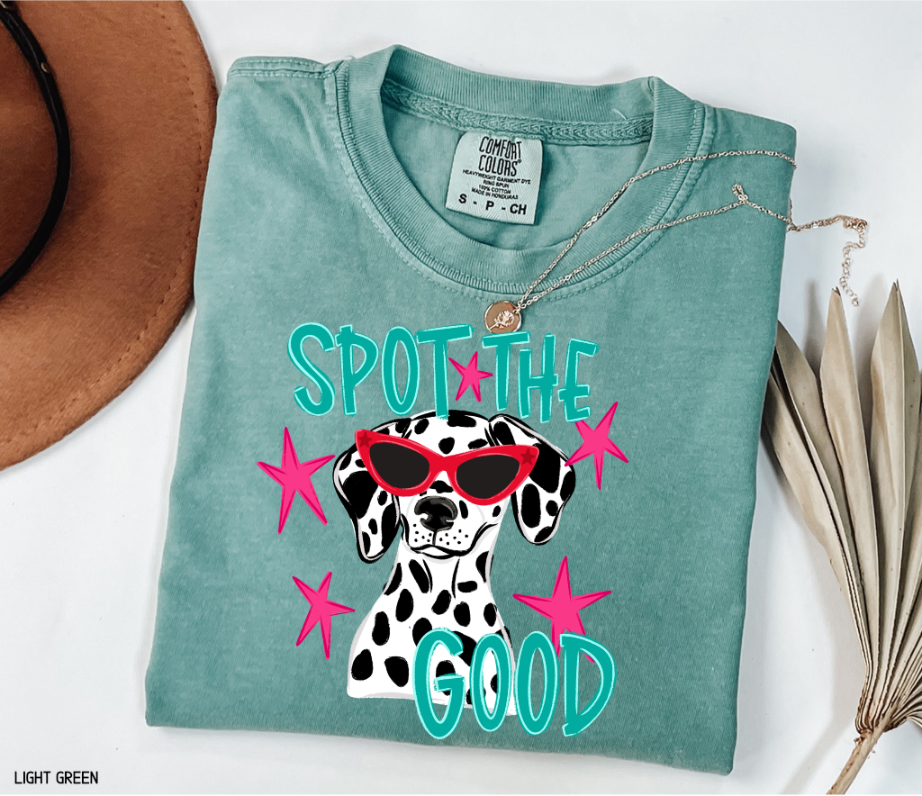 Spot The Good Dalmatian Adult Comfort Colors T-Shirt