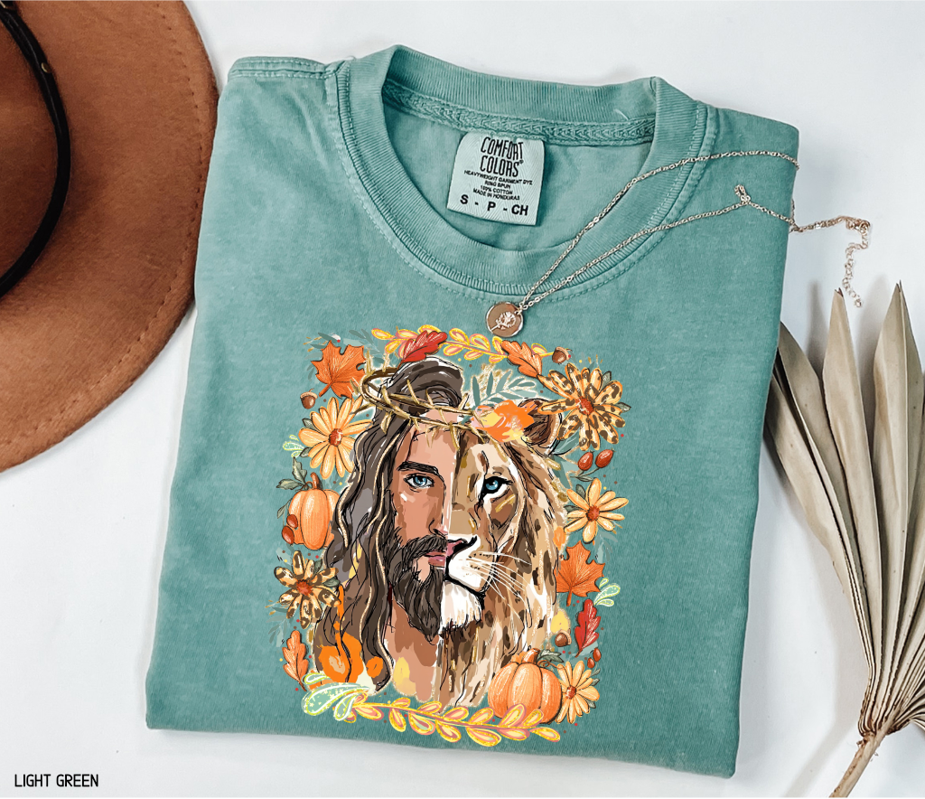 Jesus Lion of Judah Adult Comfort Colors T-shirt
