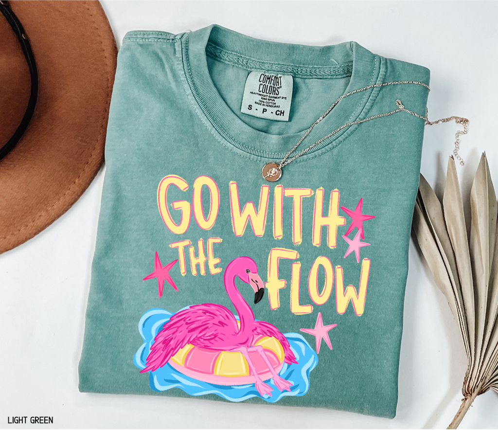Go With The Flow Comfort Colors T-Shirt