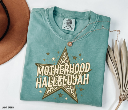 Motherhood Hallelujah Adult Comfort Colors T-Shirt
