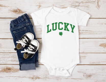 Lucky Varsity Infant Bodysuit