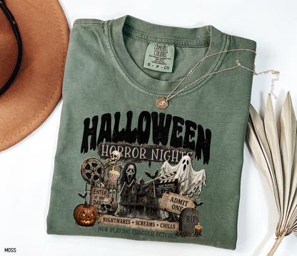 Halloween Horror Adult Comfort Colors T-Shirt