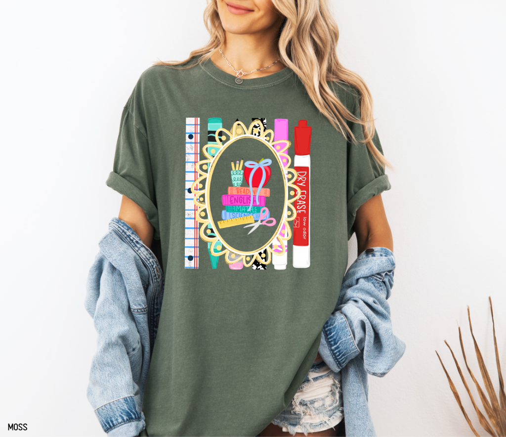 Teacher Subjects Comfort Colors T-Shirt