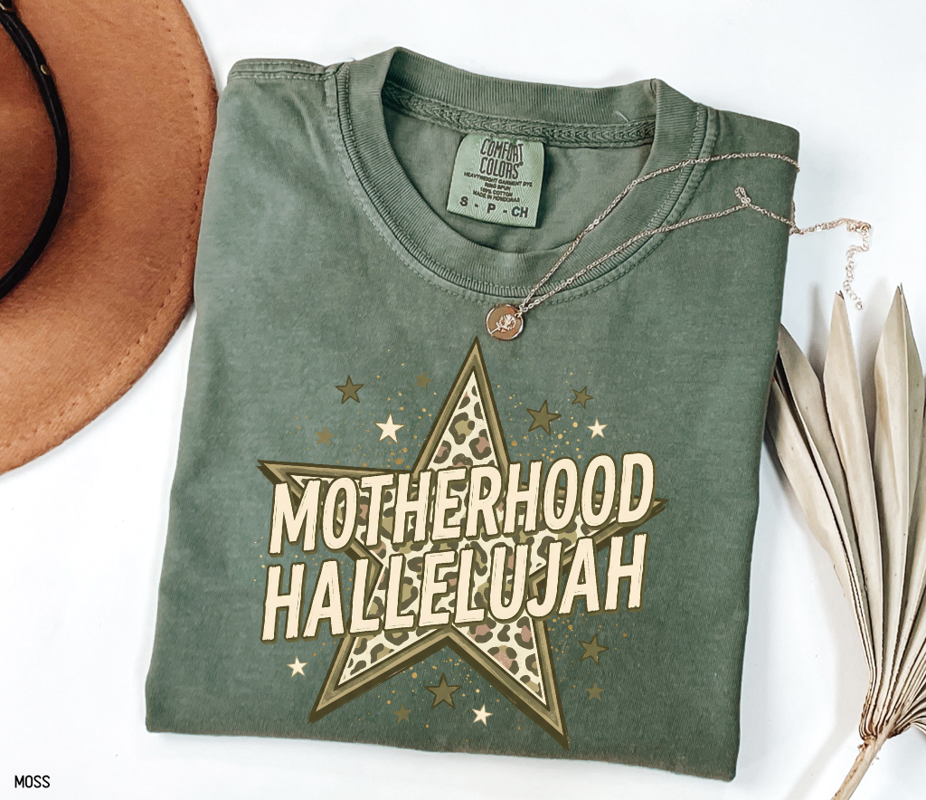 Motherhood Hallelujah Adult Comfort Colors T-Shirt