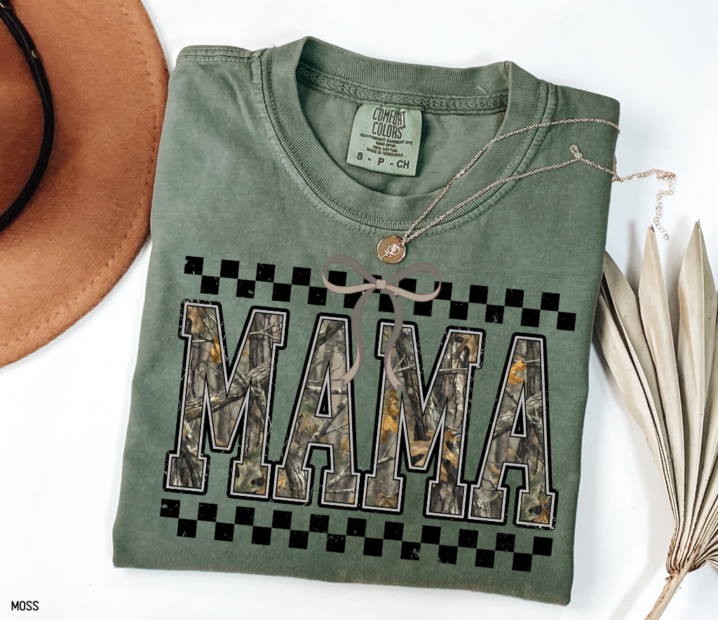 Mama Camo Comfort Colors T-Shirt