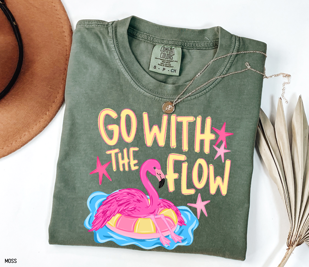 Go With The Flow Comfort Colors T-Shirt