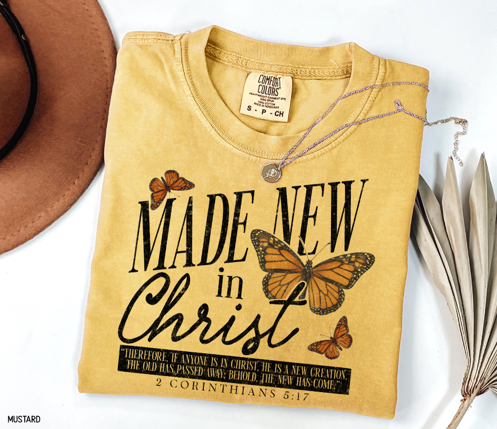Made New in Christ Adult Comfort Colors T-Shirt