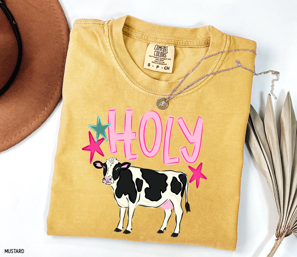 Hoy Cow Adult Comfort Colors T-Shirt