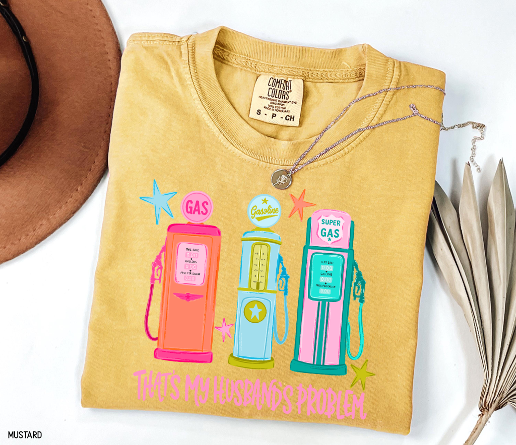 That's my Husband's Problem Adult Comfort Colors T-Shirt
