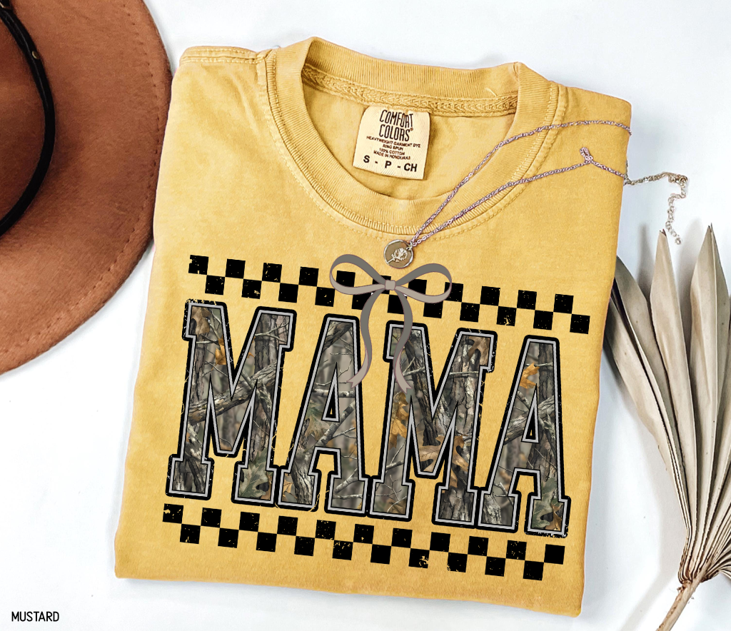 Mama Camo Comfort Colors T-Shirt