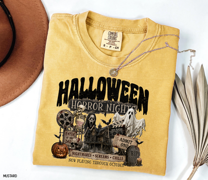 Halloween Horror Adult Comfort Colors T-Shirt