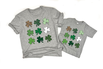 Shamrock Grid Kids T-shirt