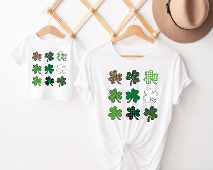 Shamrock Grid Kids T-shirt