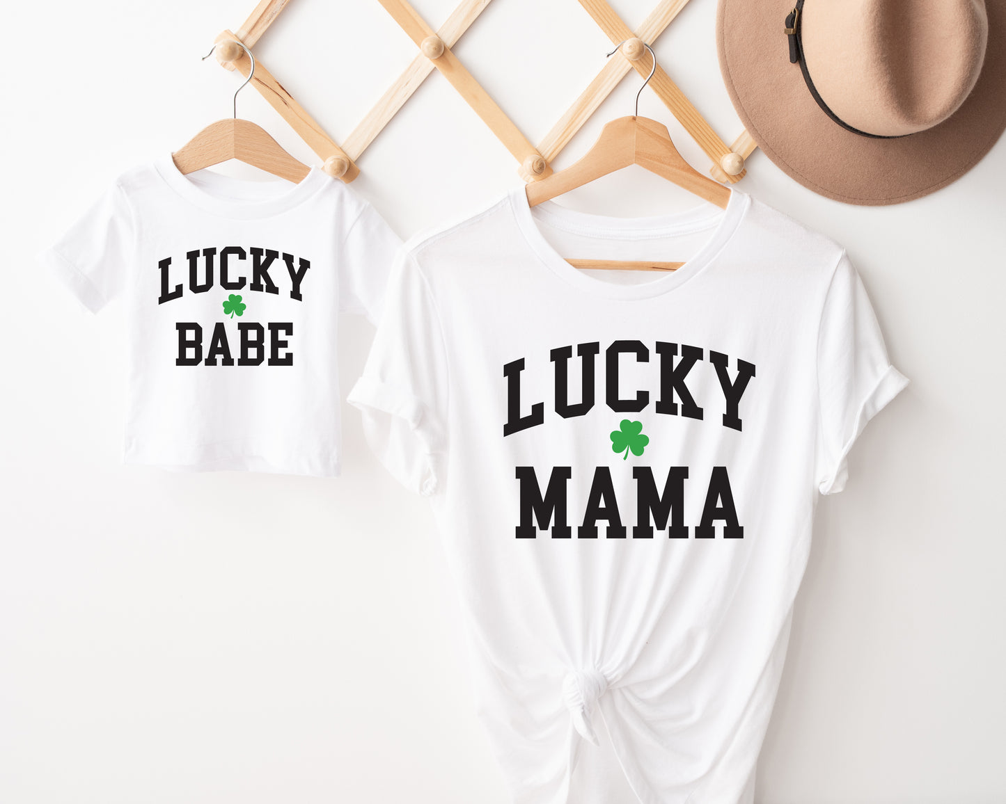 Lucky Family Adult T-shirt