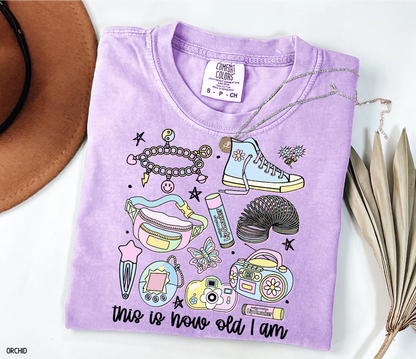 This is How Old I Am Adult Comfort Colors T-Shirt