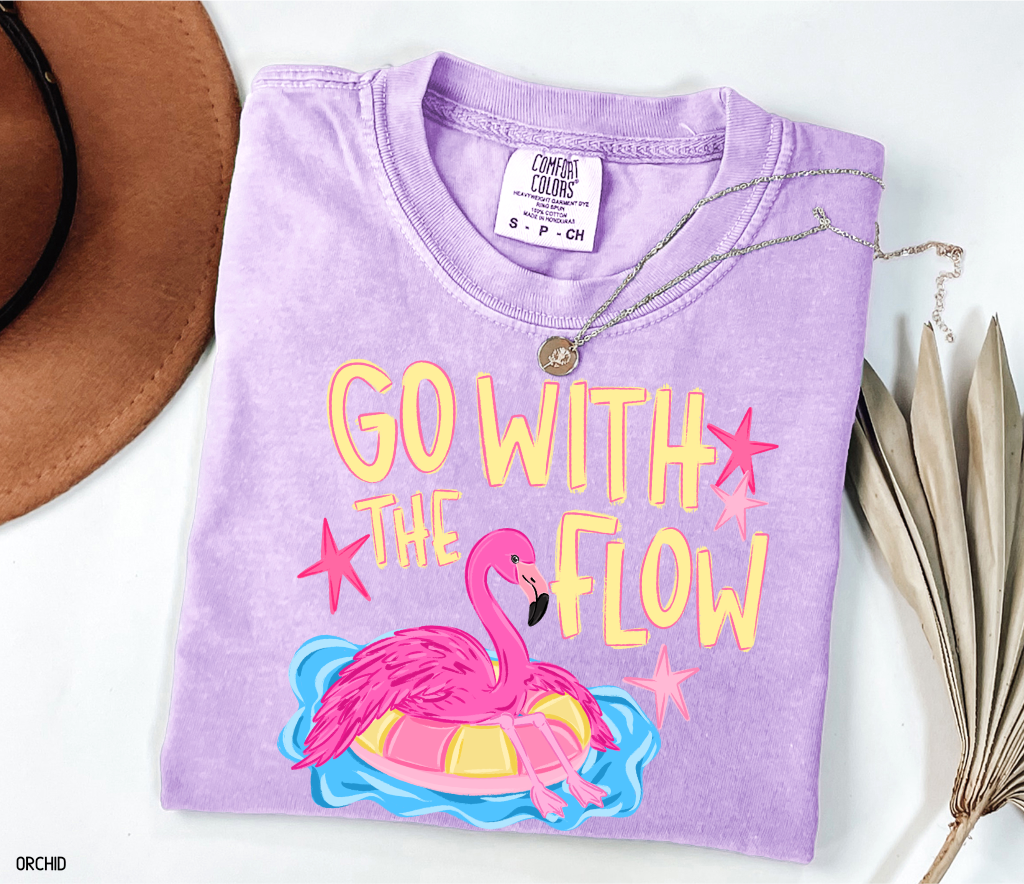 Go With The Flow Comfort Colors T-Shirt